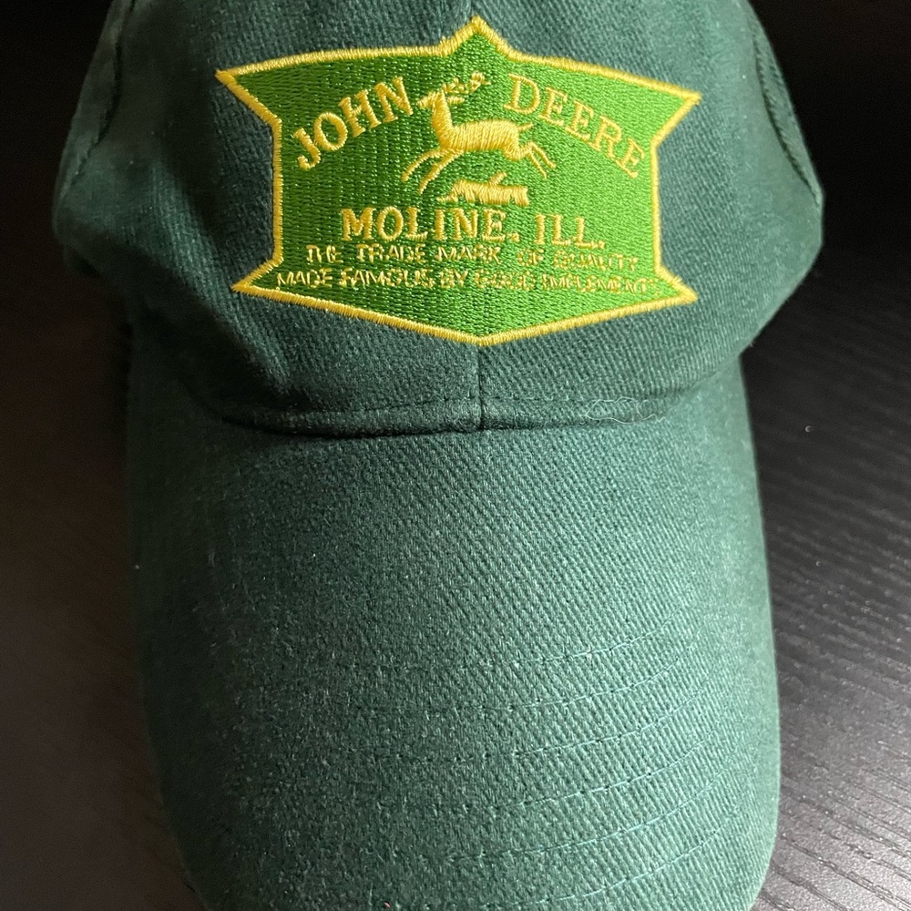 John Deere Green Hat with Yellow Logo